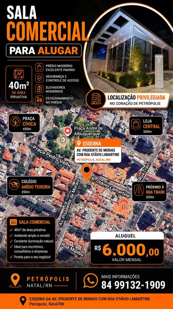 Alugo loja em centro comercial em Petrópolis 