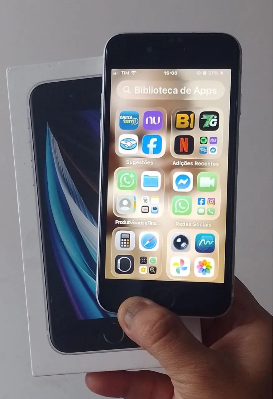 iPhone SE semi novo! 128gb Bateria 70% - Foto 3