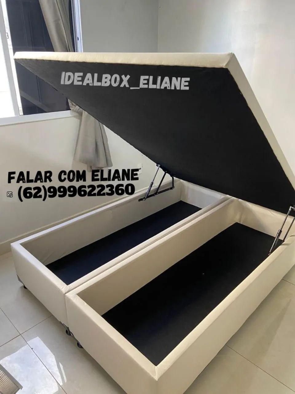 Box baú casal bipartido/ Blindado 