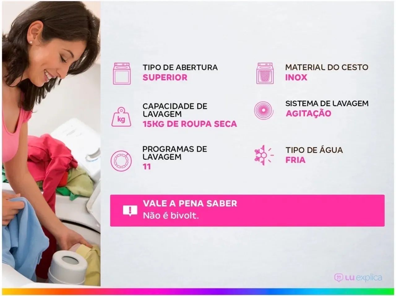 Lavadora de Roupas Electrolux 15kg - Foto 3