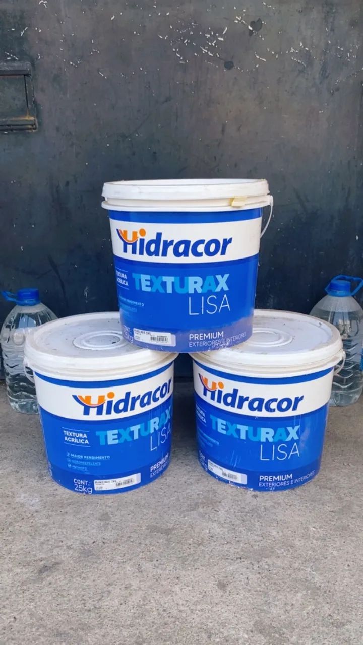 Baldes de 25kg de textura 