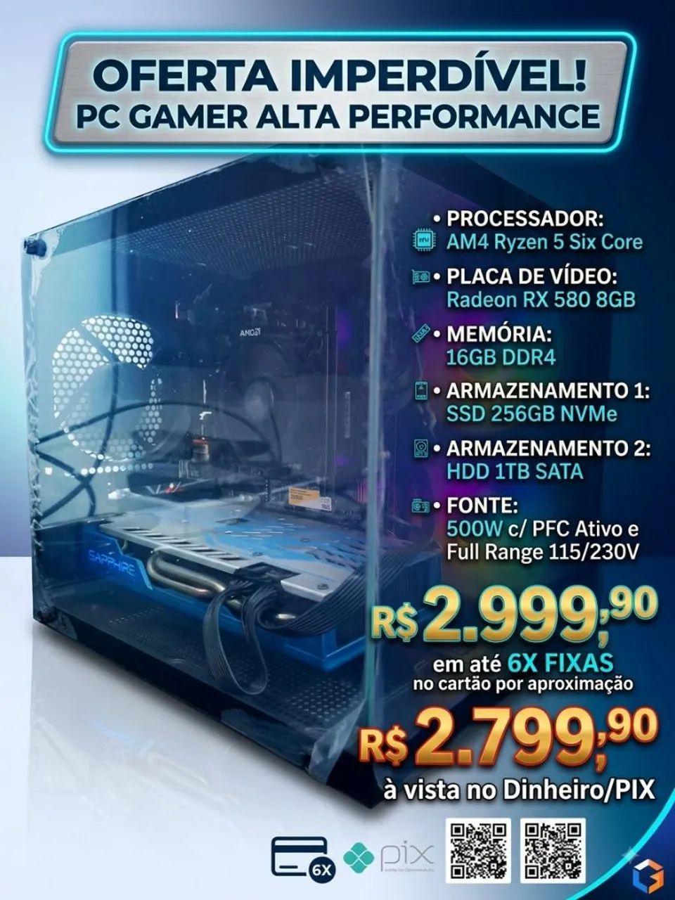 PC GAMER AM4 RYZEN - Foto 2
