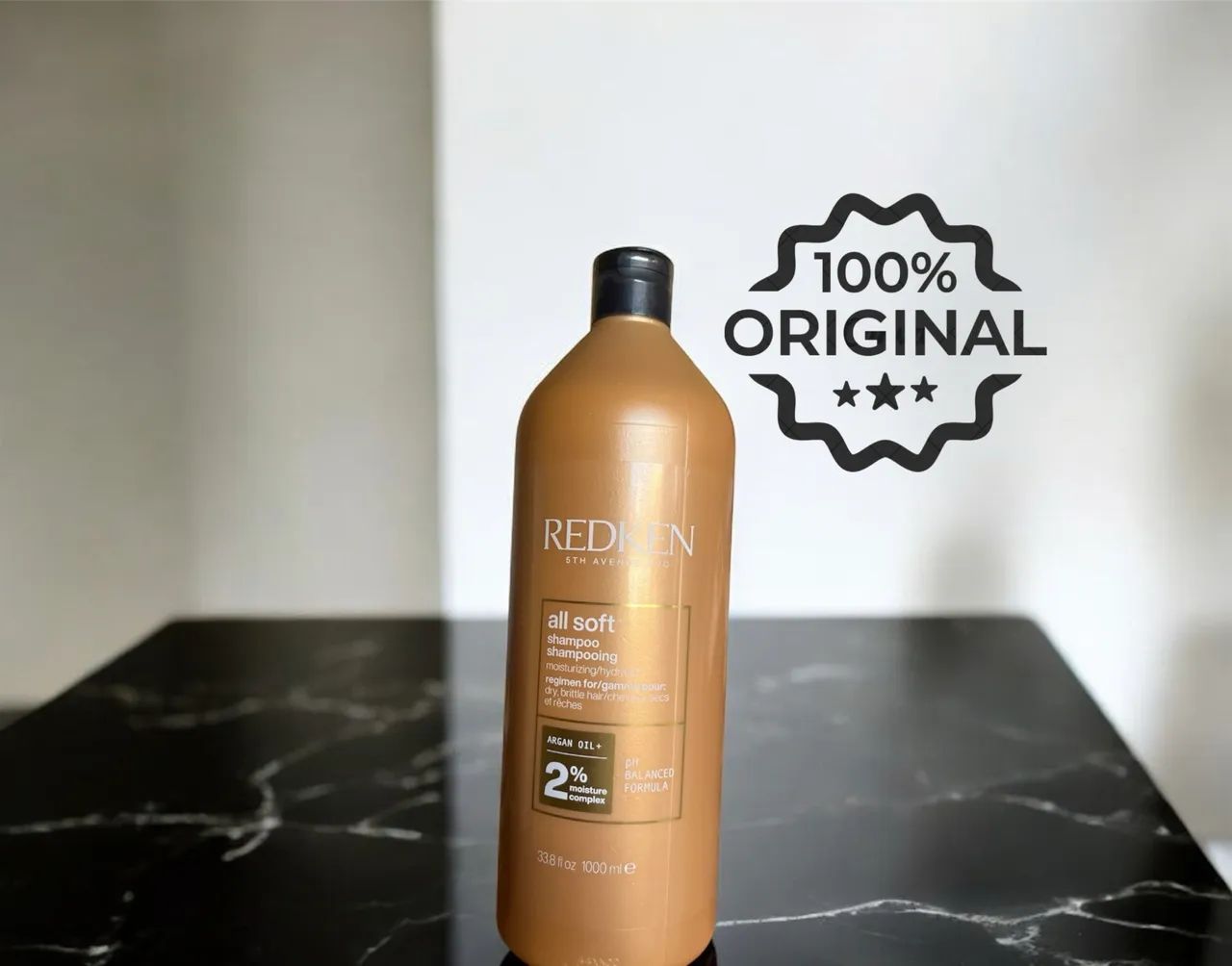 Shampoo Redken all soft 1000ml profissional