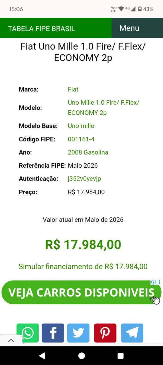 Fiat Uno 2008