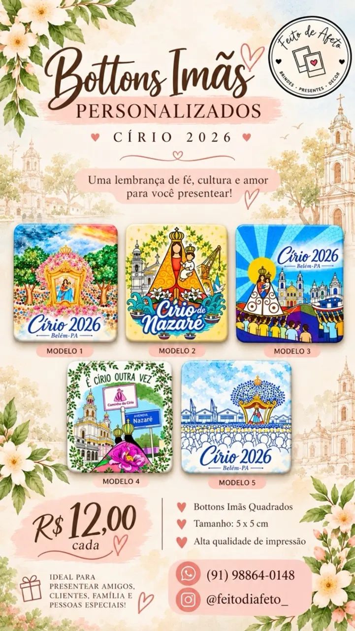 Ímãs personalizados Cirio