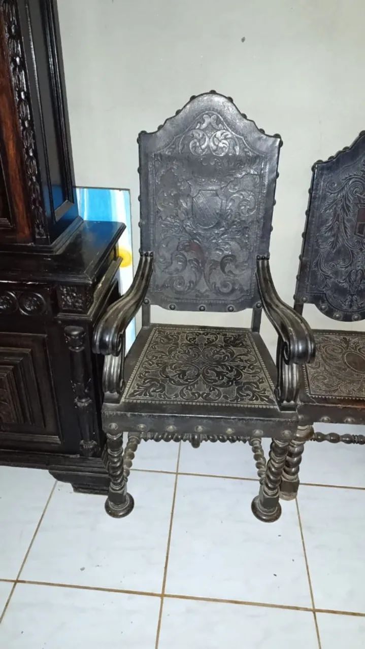 Cadeiras de estilo colonial português século XIX - Foto 3
