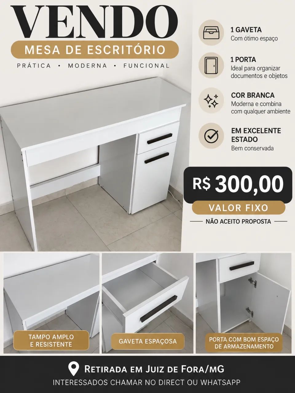 Mesa de escritório 