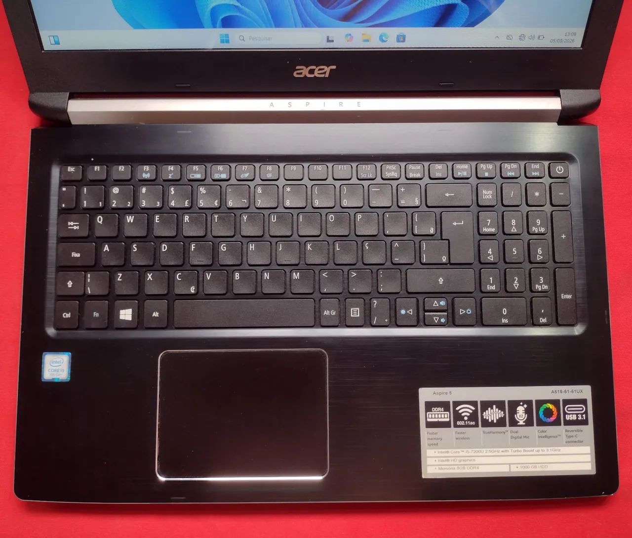 * Notebook i5 7°Ger. C/SSD BATERIA ÓTIMA * - Foto 3