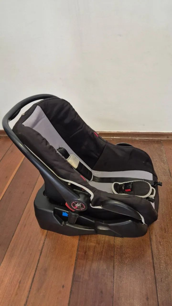 Carrinho De Bebê Kiddo Com Moisés E Bebê Conforto - Foto 4
