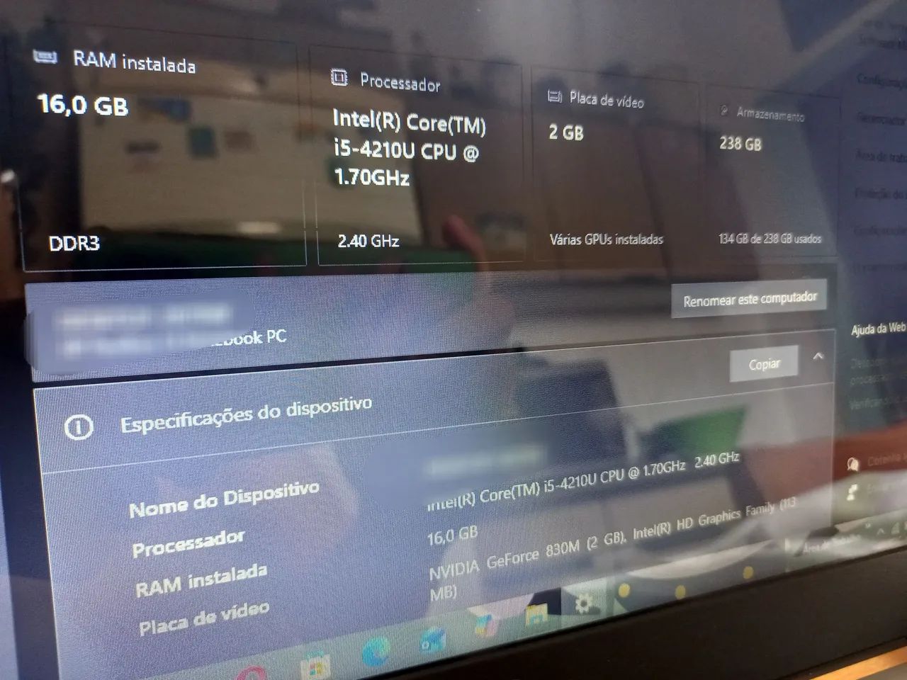 Notebook Com Placa de Vídeo Dedicada - Foto 2