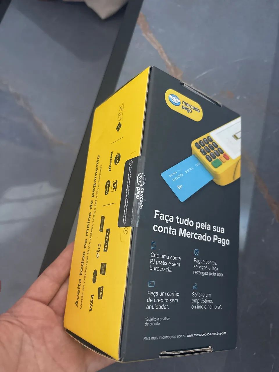 Point pro 3 máquina de cartão de crédito ! NOVA  - Foto 2