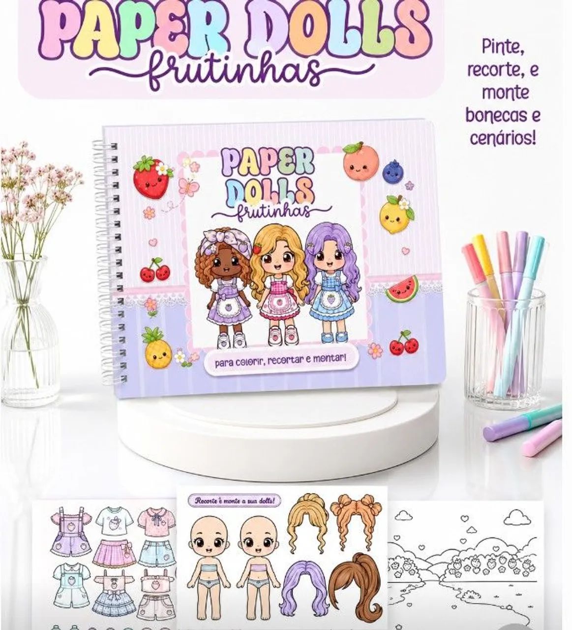 Livro interativo Paper Dolls