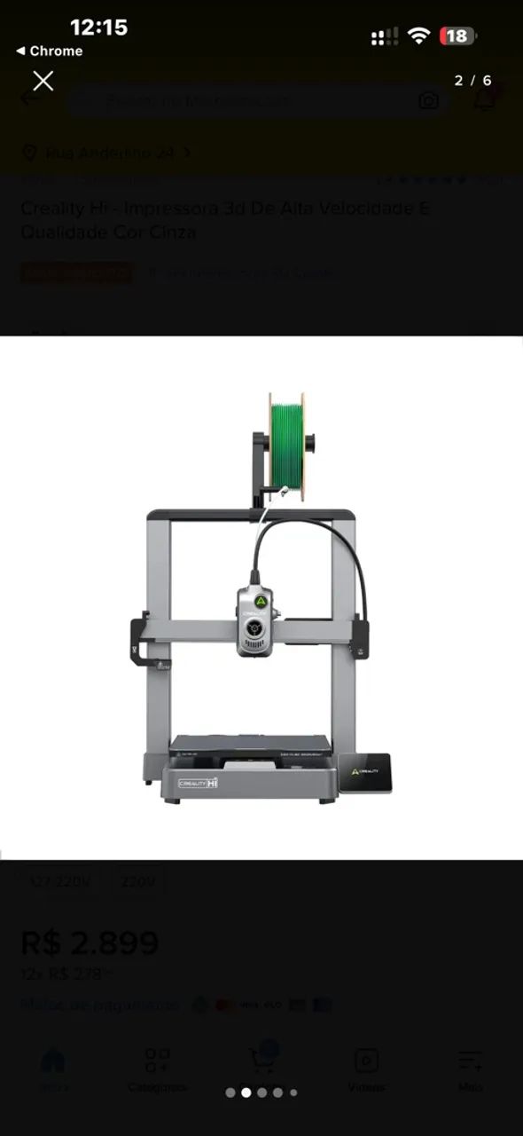 Creality hi impressora 3D - Foto 2