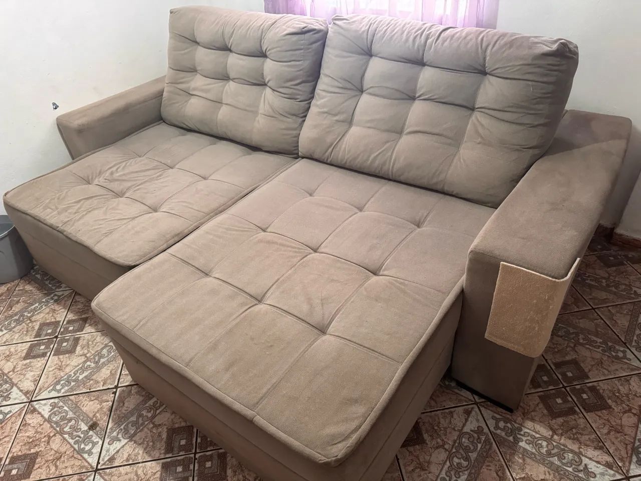 Sofá retratil (semi novo) - Foto 2