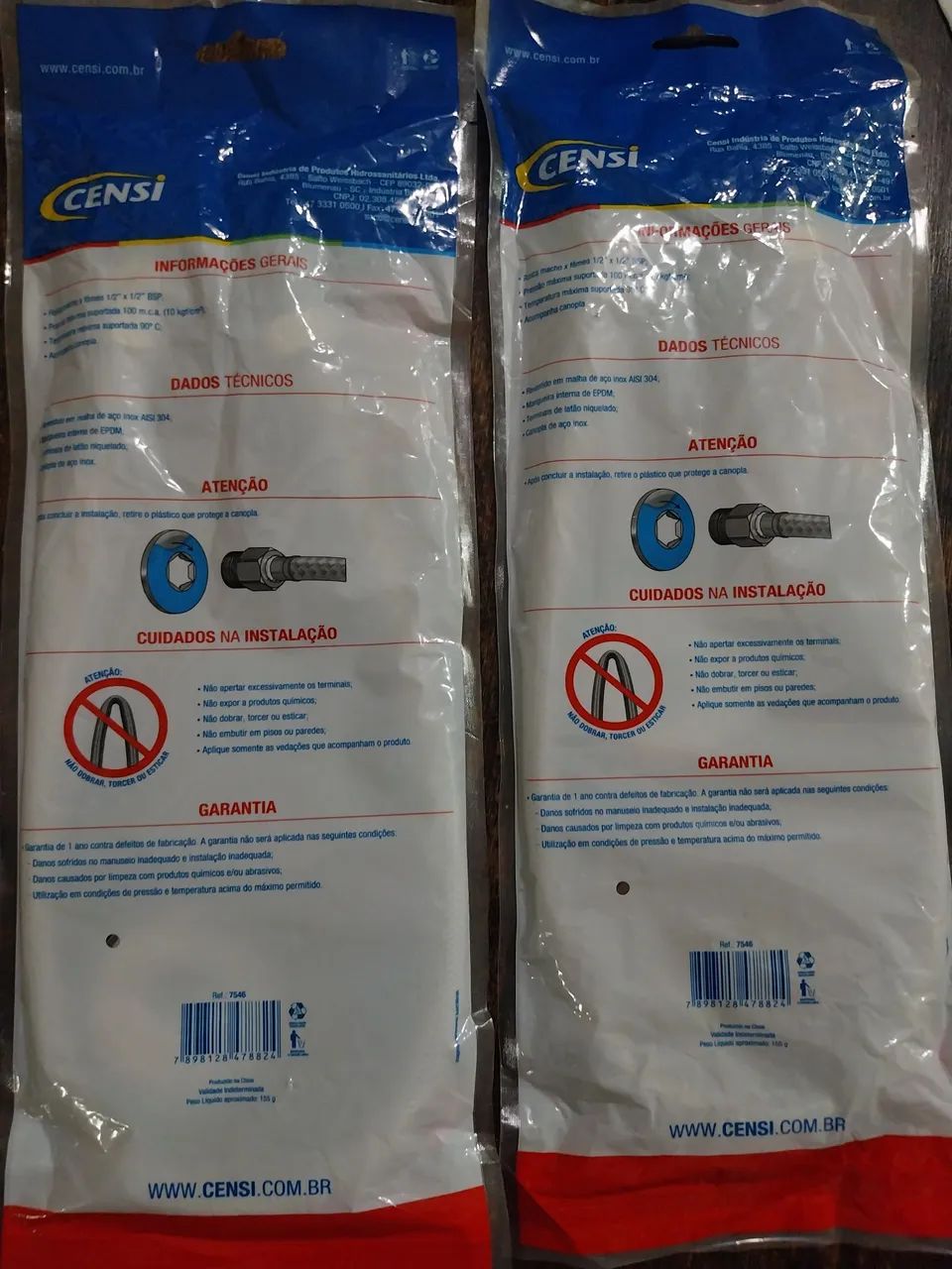 Engate Flexível Aço Inox 60 cm - Foto 4