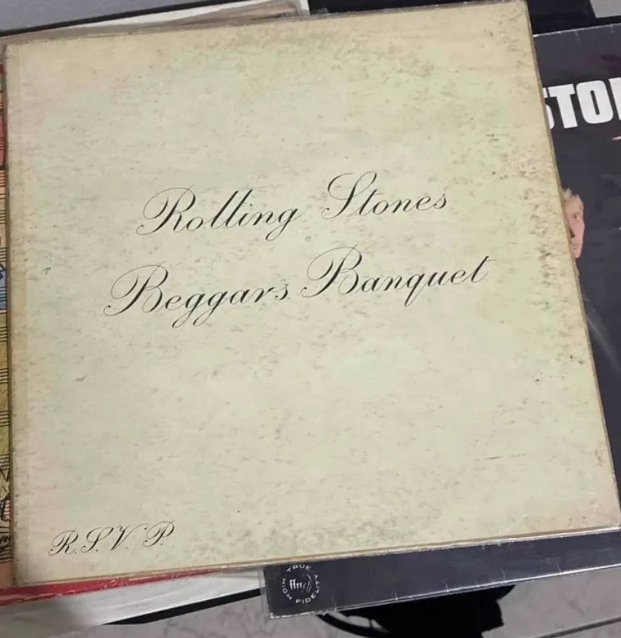 Lp rolling stones beggars banquet importado first press?