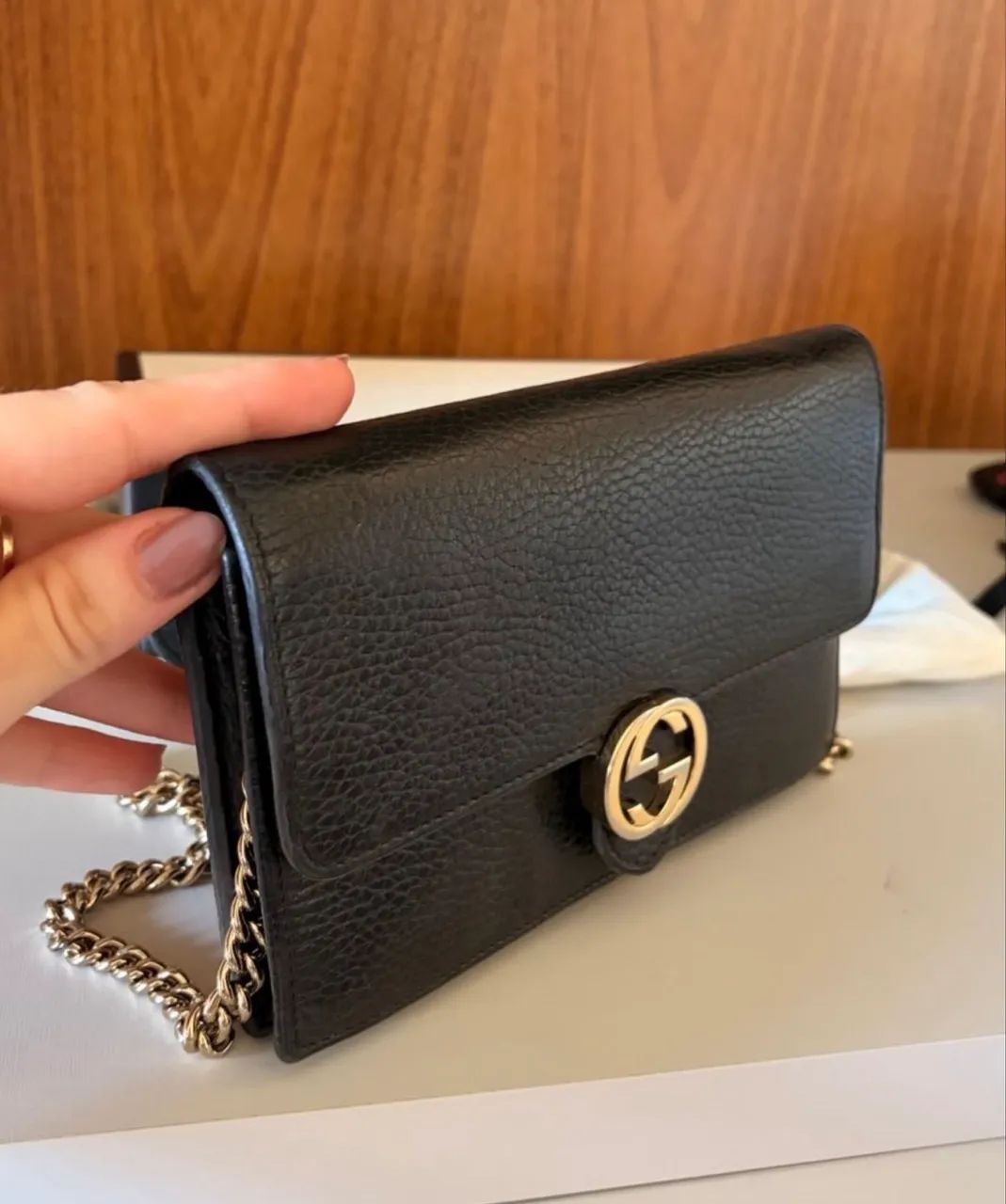 Bolsa Gucci original dollar chain - Foto 3