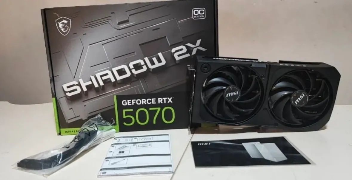 RTX 5070 MSI SHADOW X2 - PARCELO NO CARTÃO 