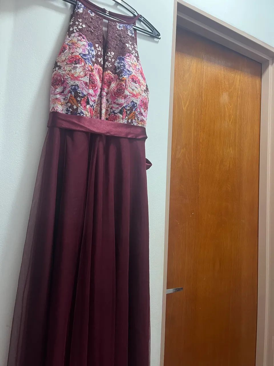 Vestido de festa marsala bordo  - Foto 5