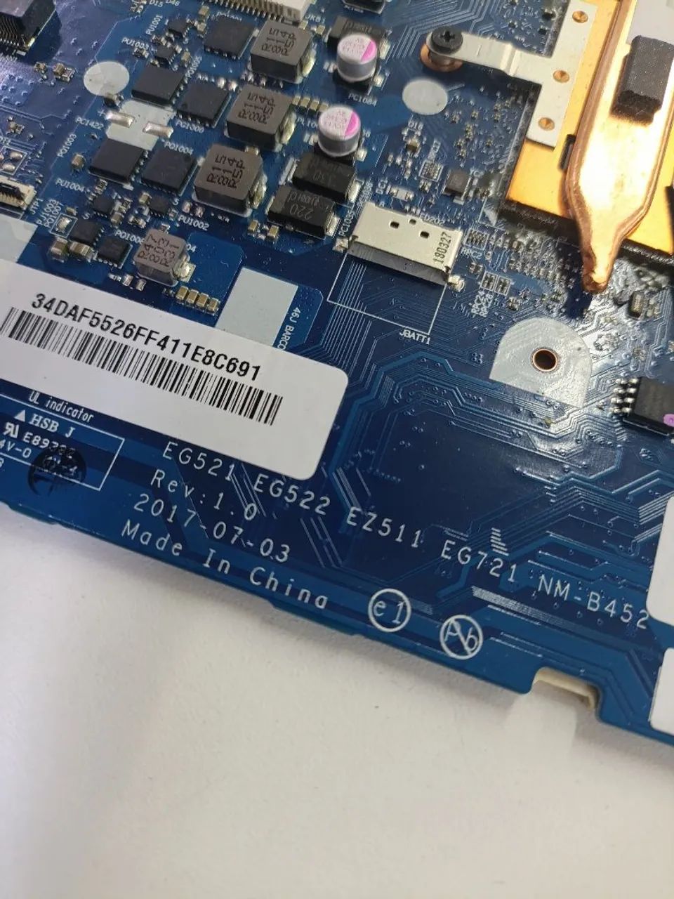 Placa Lenovo b330 i5 8th com vídeo  - Foto 4