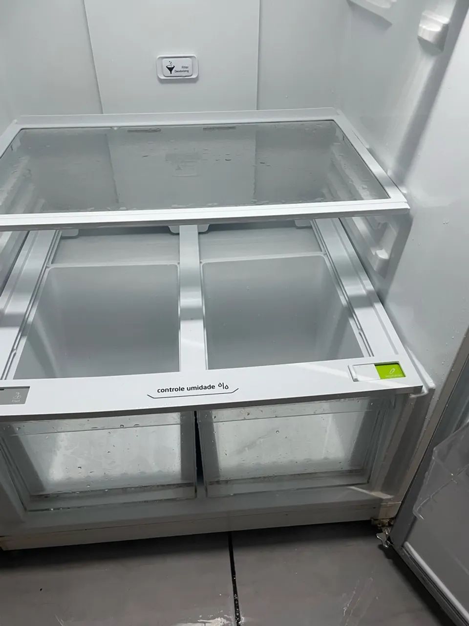 Refrigerador duplex em aço inox da Midea - Foto 4