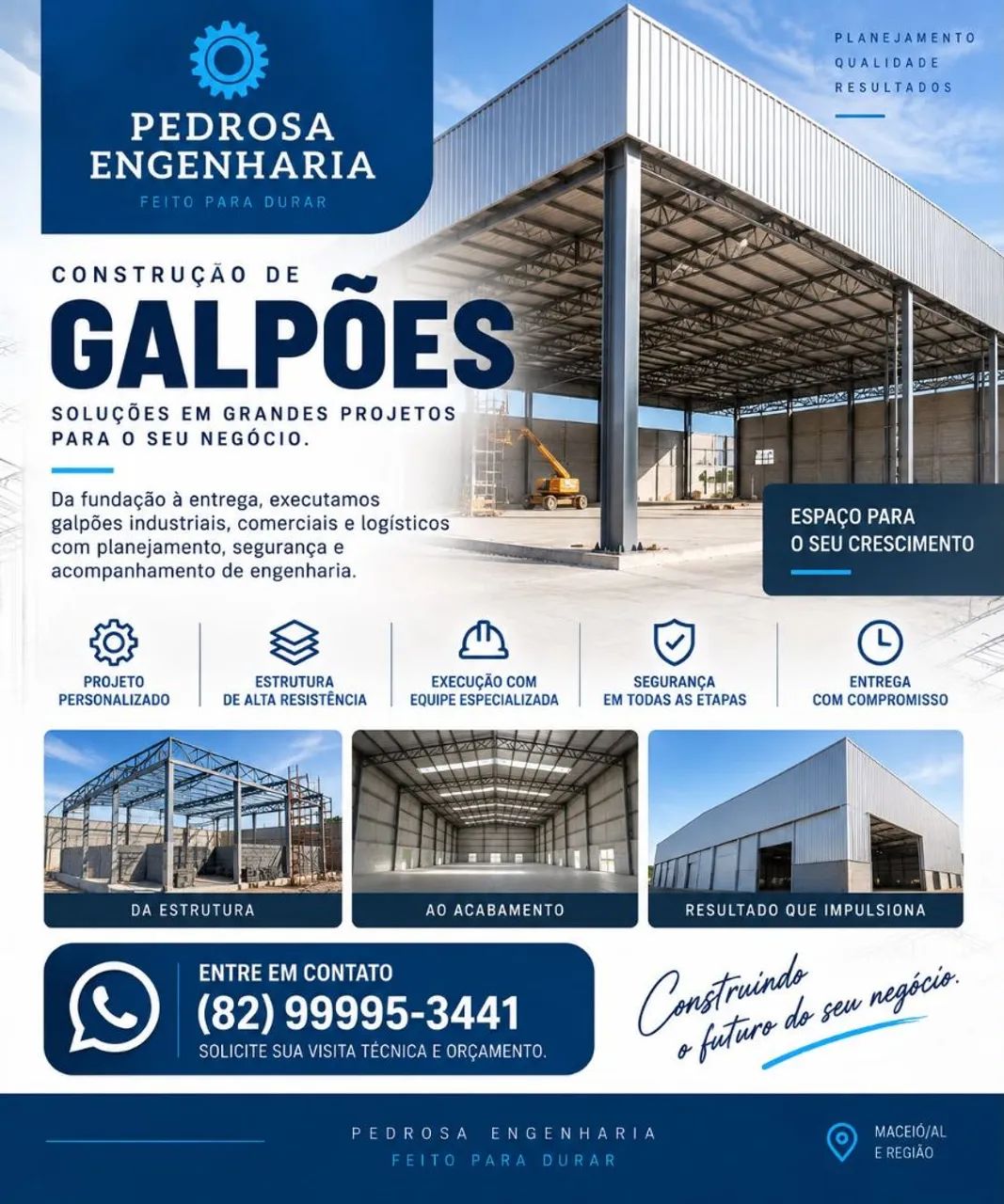 Galpões - Construção e reforma 