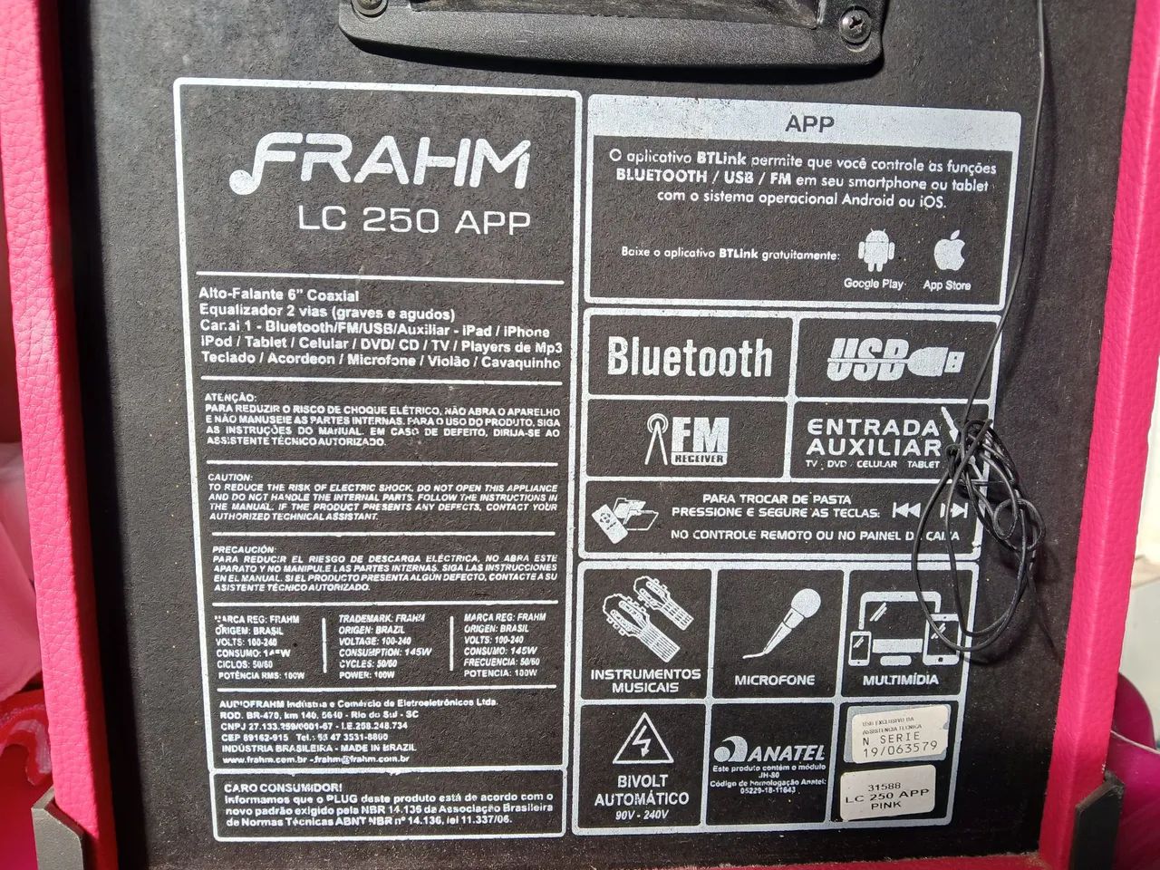 Caixa de som Frahm - Foto 4
