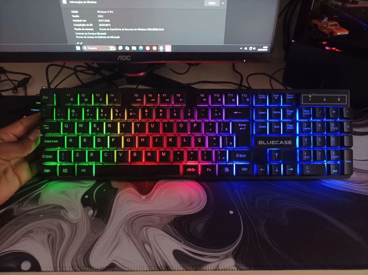 TECLADO GAMER 100% COM LED - Foto 2
