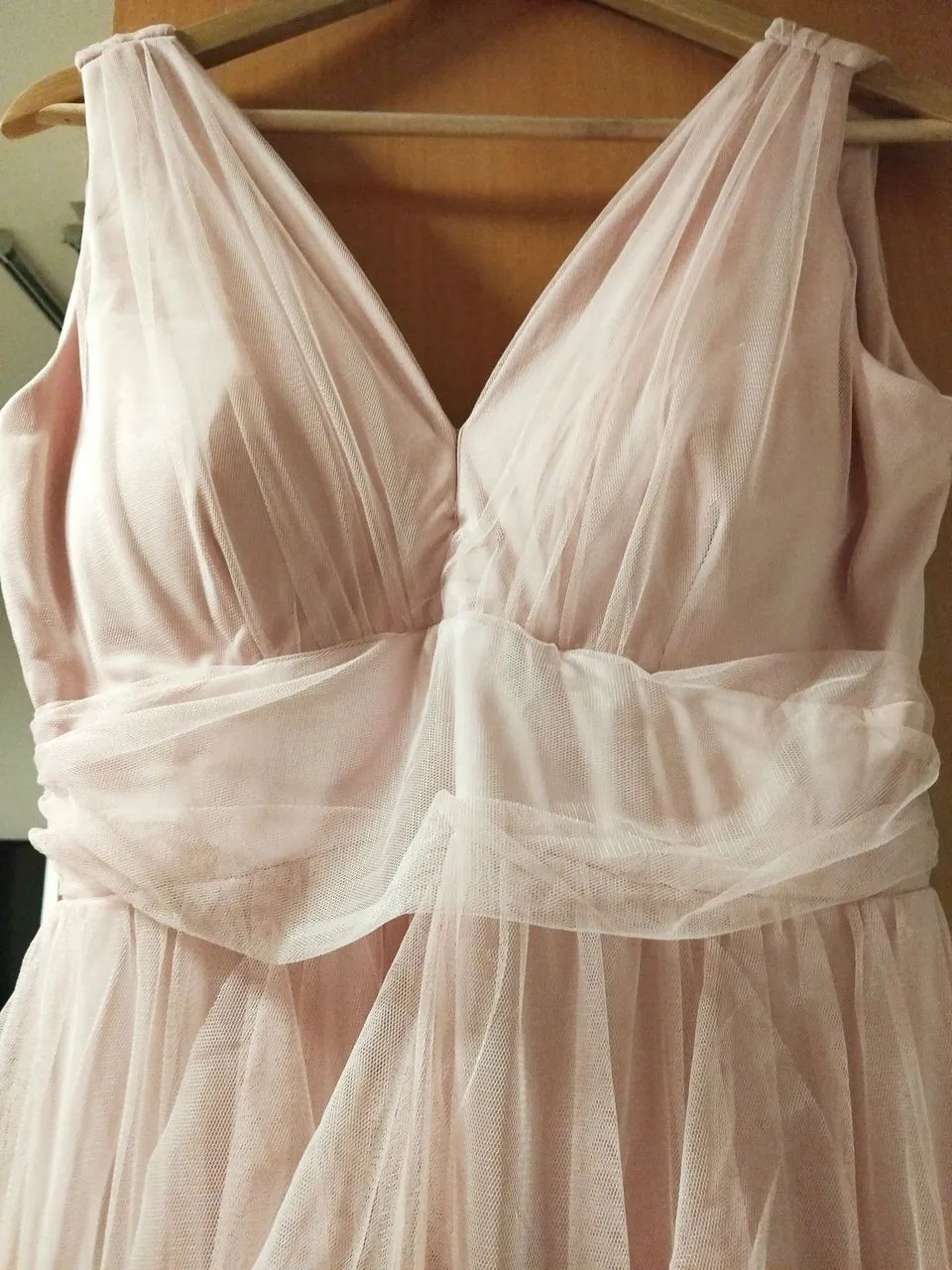 Vestido longo rosa bebê  - Foto 5
