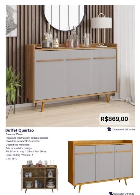 Buffet Quartzo