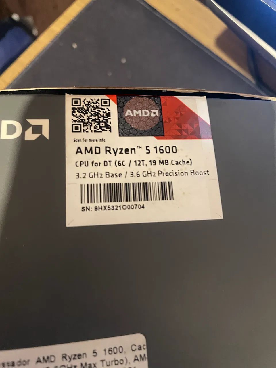 Ryzen 5 1600 c/caixa e cooler box original - Foto 5