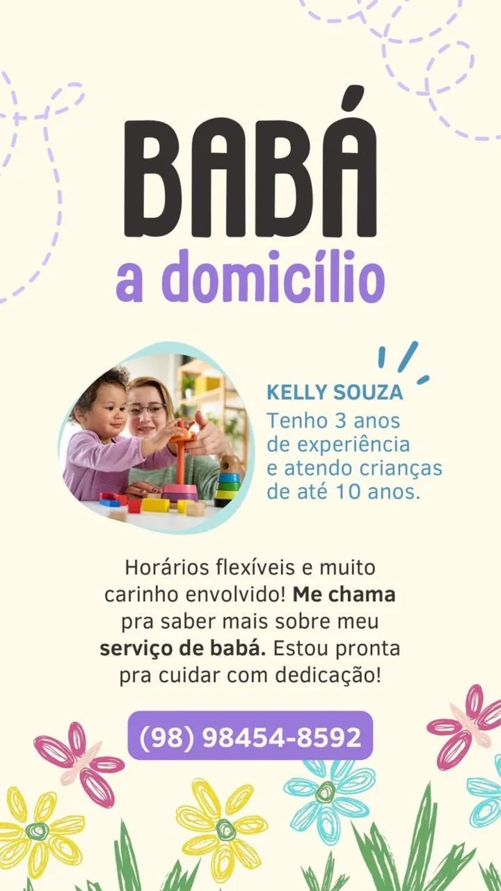 Babá disponível 