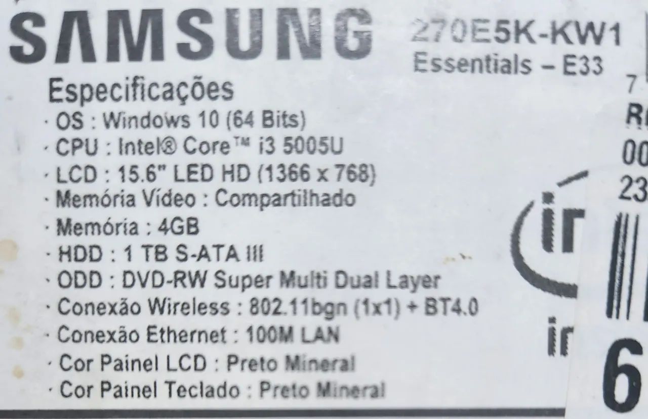 NTEBOOK SAMSUNG  CORE I3 - Foto 2