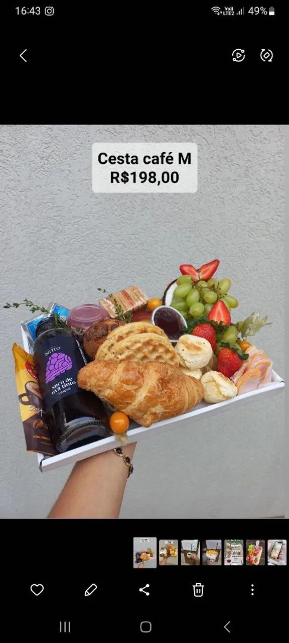 Cesta café da manhã  - Foto 4