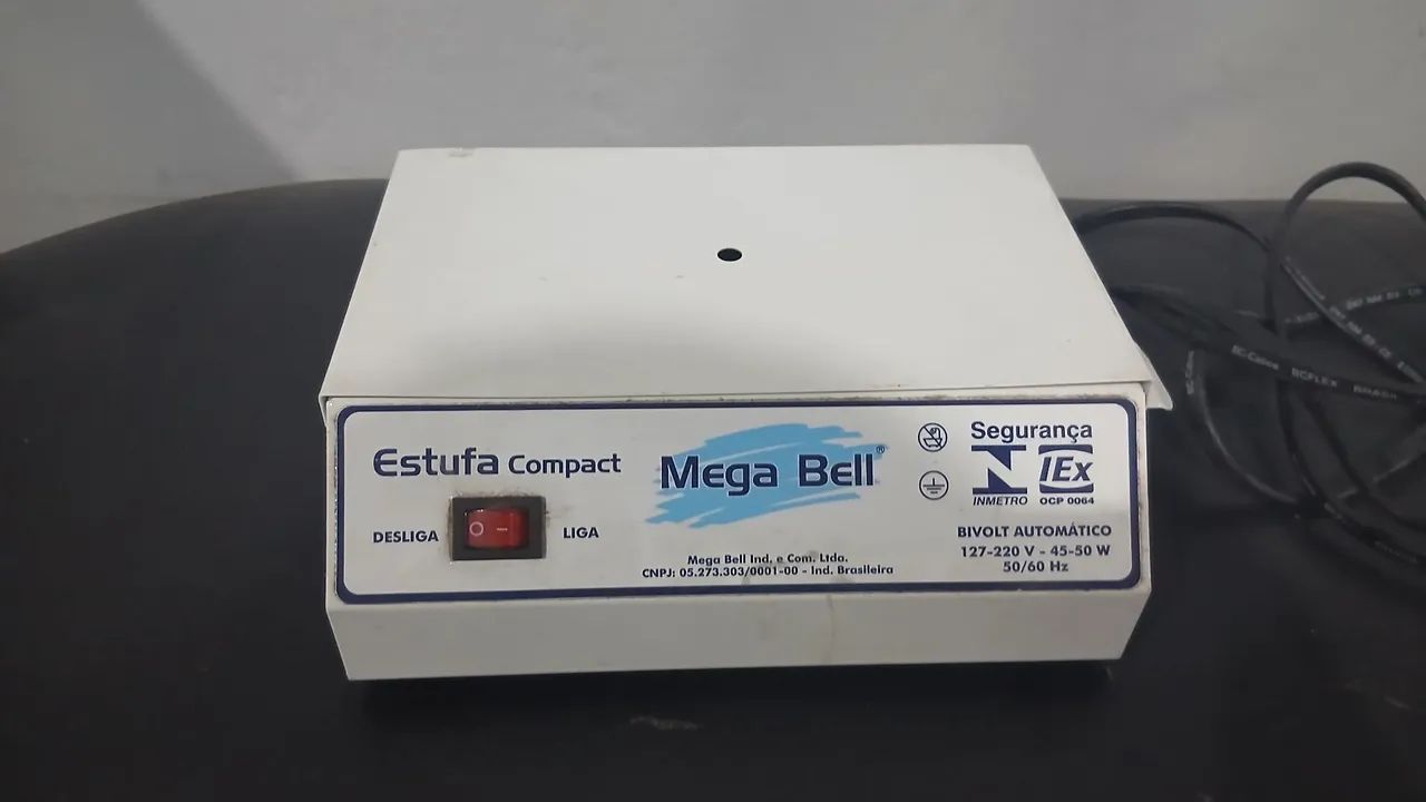 Estufa de esterilização Mega Bell (usada)