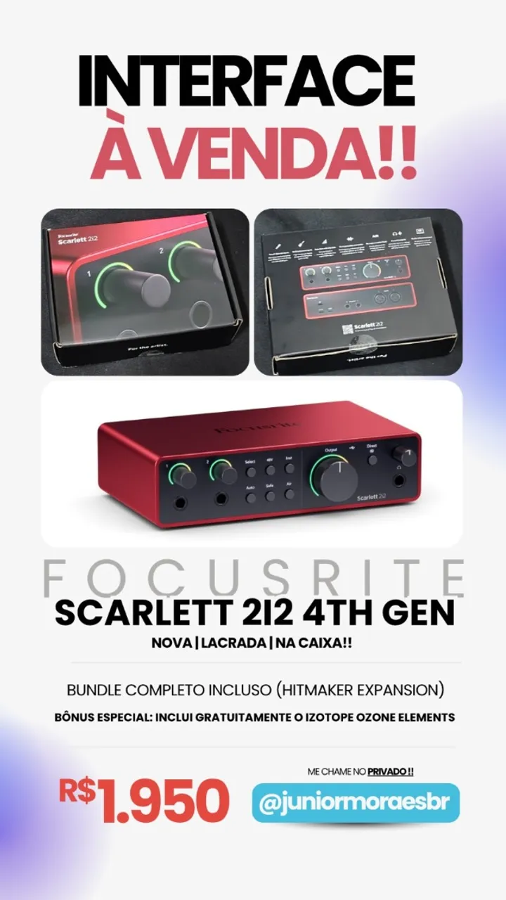 【値下げ】Focusrite Scarlett focusrite scarlett