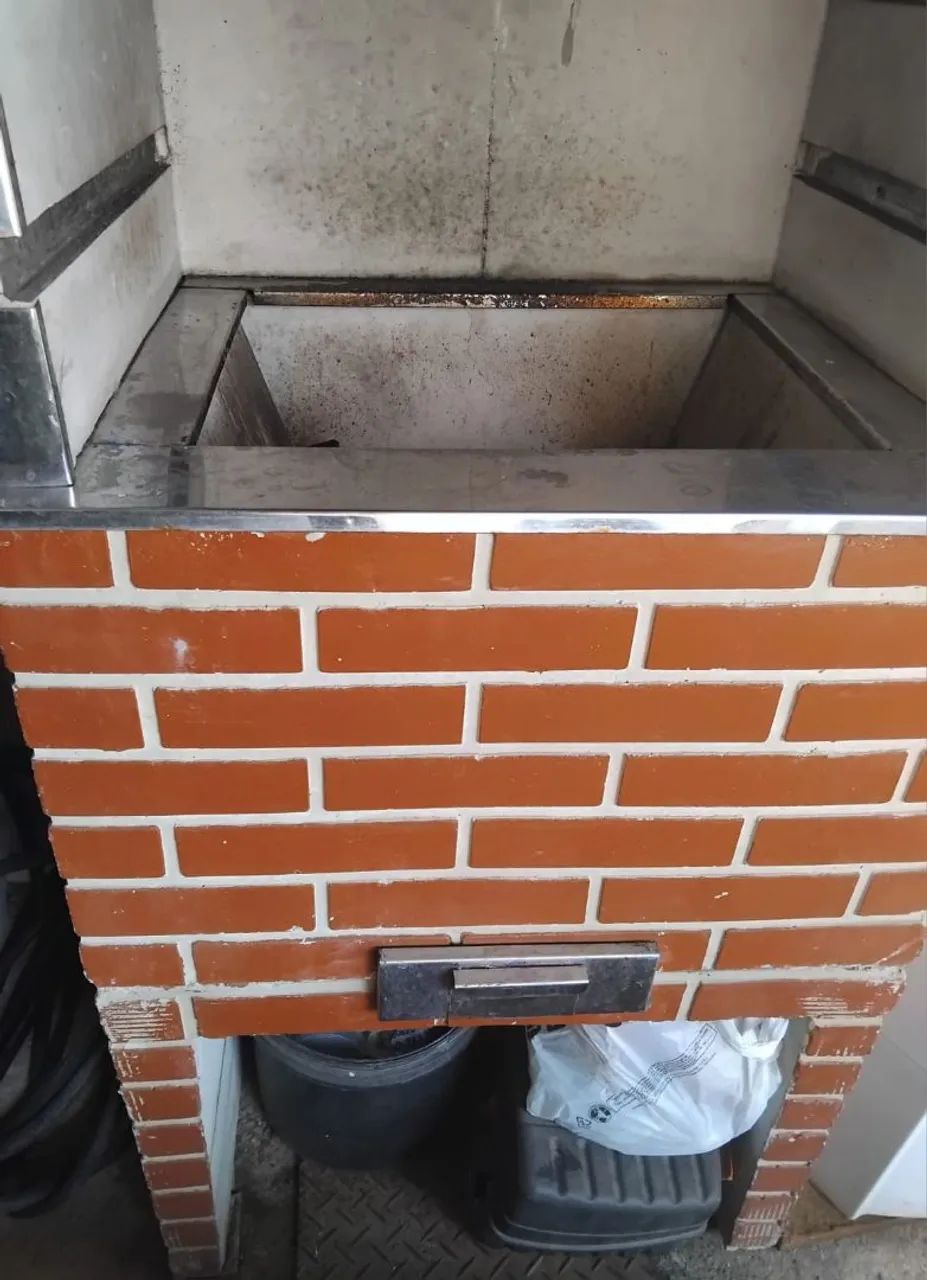 Churrasqueira de tijolinho 