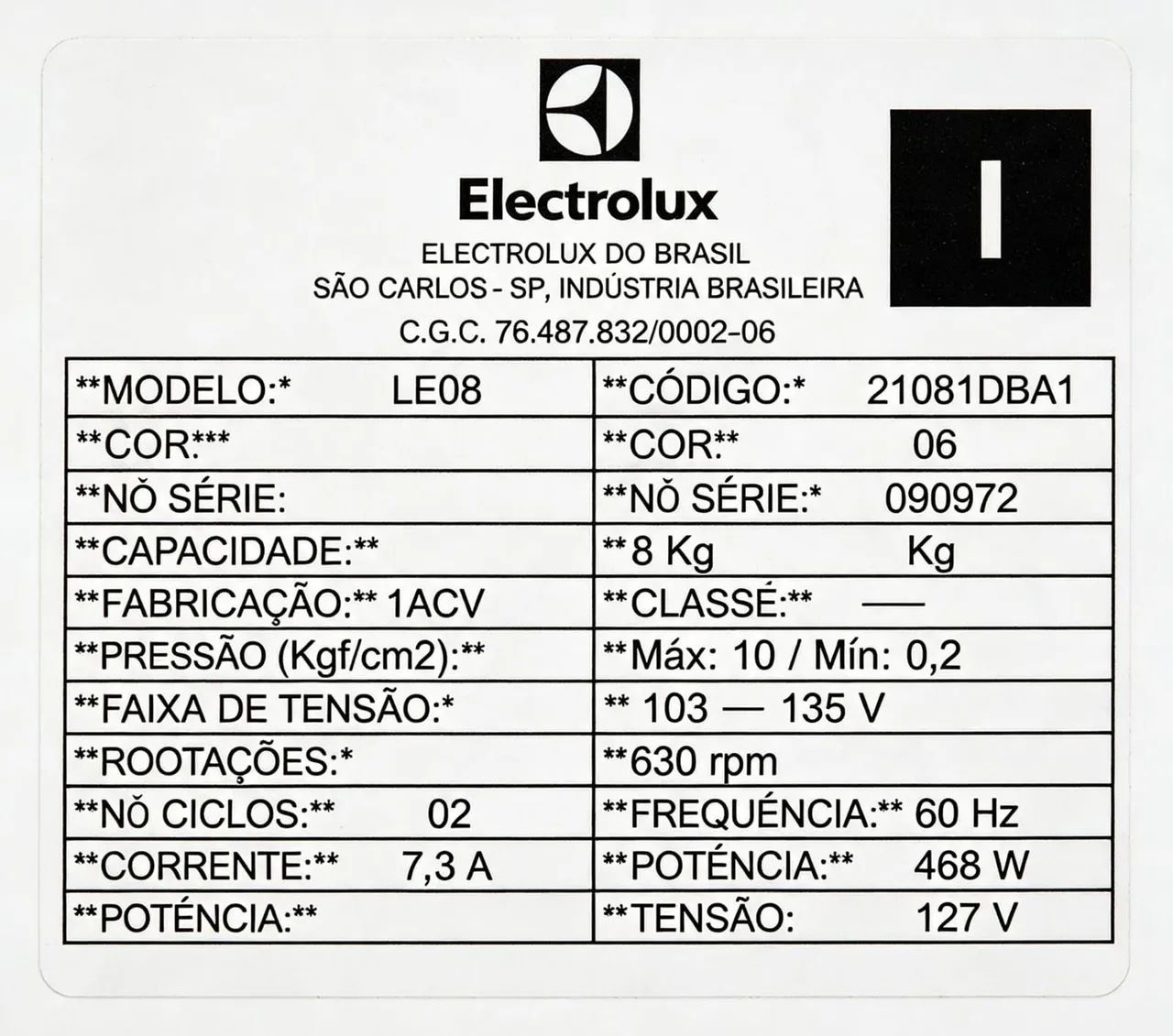 Máquina de Lavar Electrolux top8 - Foto 2