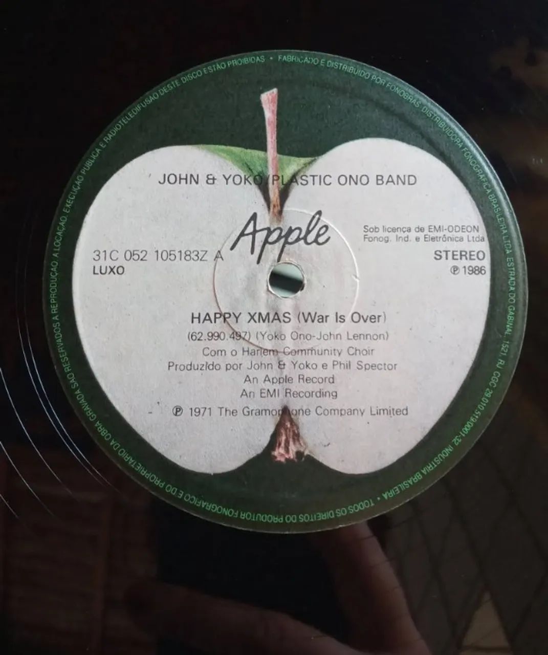 disco single john lennon - happy xmas (1986) - Foto 3