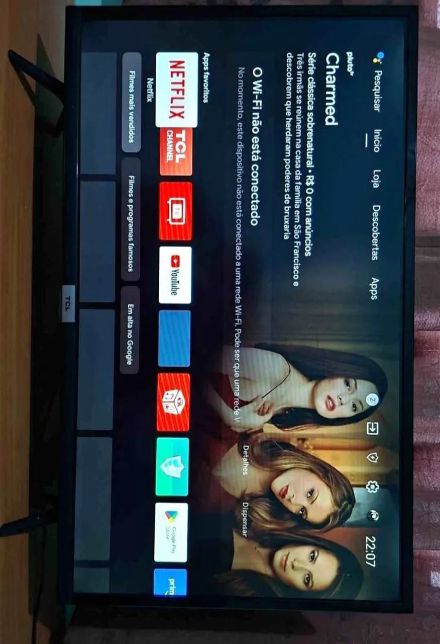 Tv TCL funcionando perfeitamente 