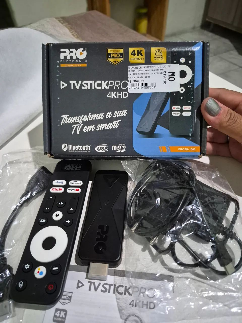Conversor para TV Smart, novo, com nota fiscal.  - Foto 4