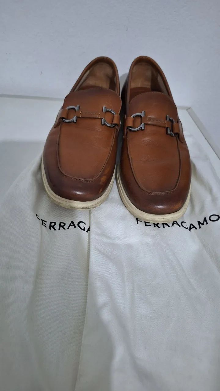 Mocassim marrom Ferragamo Original