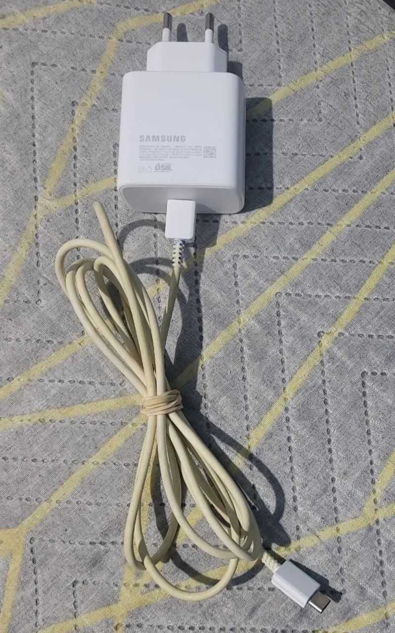 Carregador Samsung 45w tipo C  notebook e smartphone - Foto 3