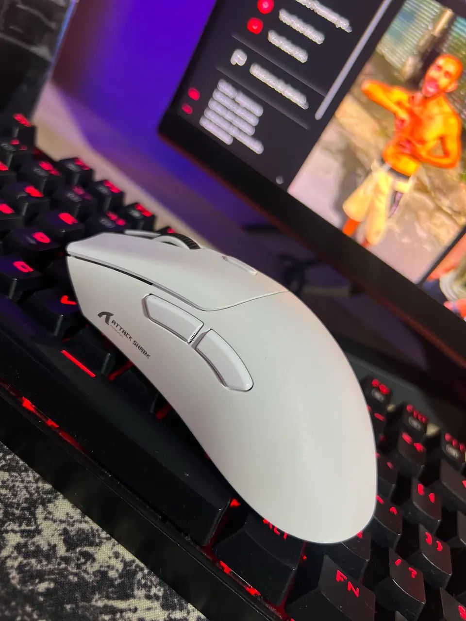 Mouse Gamer Sem Fio Attack Shark R1 - Foto 2