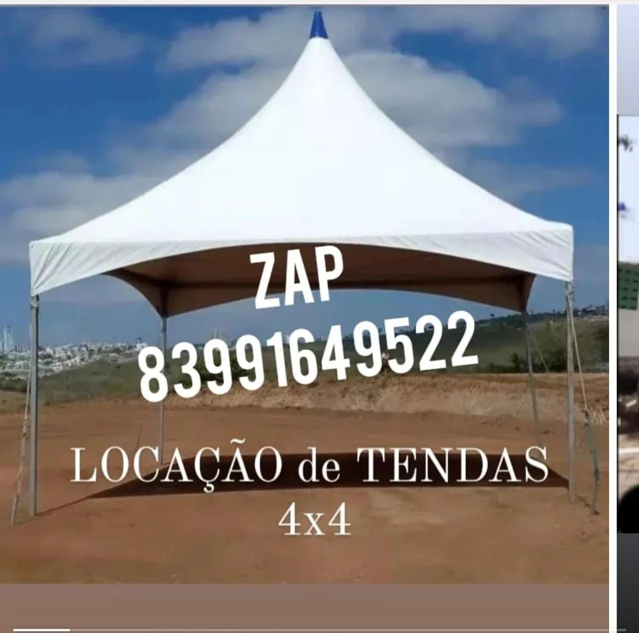 Tendas chapéu de bruxa em campina grande 