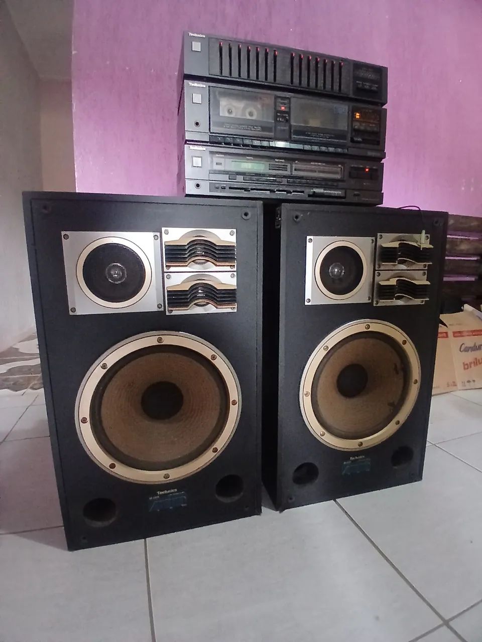 Som Technics completo.  Aceito trocas  - Foto 4