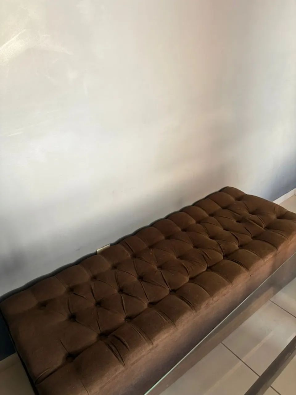 Puff Baú 1m com Armazenamento - Banqueta Baú para Sala e Quarto