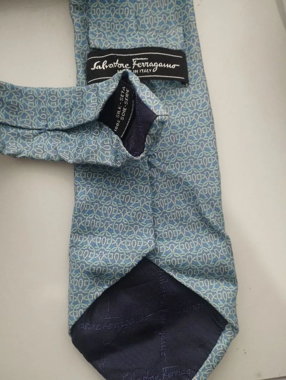 Gravata italiana Salvatore Ferragamo  - Foto 2