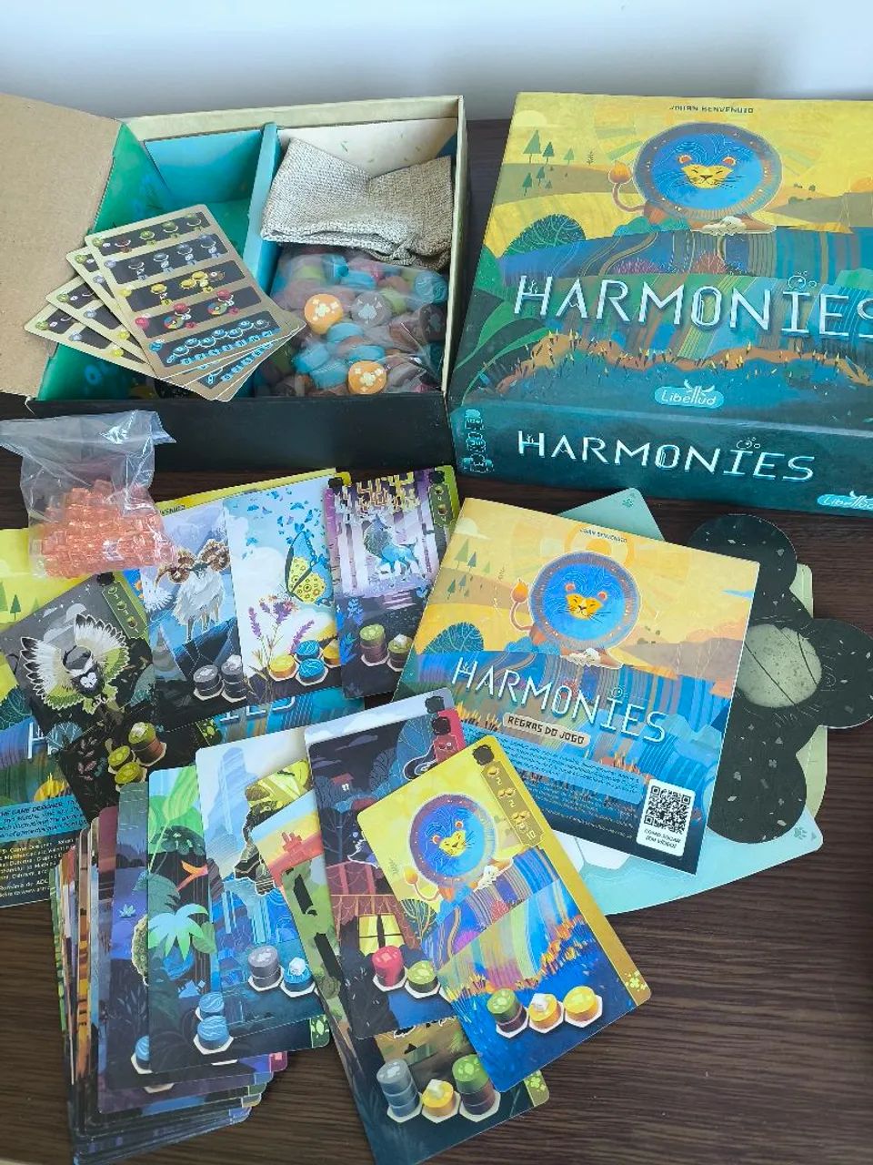 Loja Mundo - Harmonies Libellud jogo de tabuleiro e cartas por Johan Benvenuto NOVO