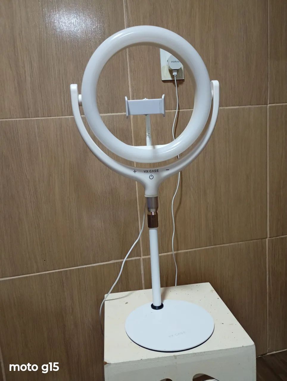 ? VENDO RING LIGHT COM SUPORTE PARA CELULAR! - Foto 5